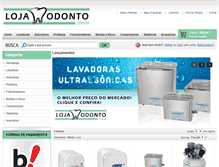 Tablet Screenshot of lojaodonto.com.br
